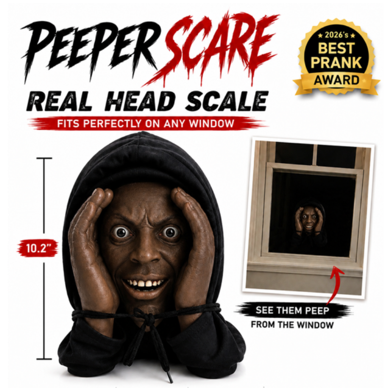 👀 Creepy Window Prank Prop