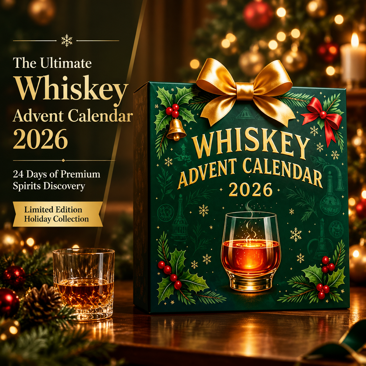 🥃🎄 2026 Whisky Advent Calendar – 24-Day Countdown