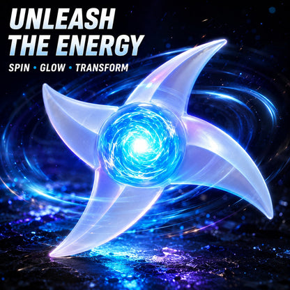 Spinning RGB Shuriken Light with 9 Lighting Effects