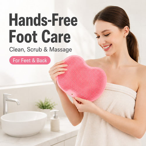 ✨ Hands-Free Foot Scrubber – Deep Clean, Massage & Exfoliate