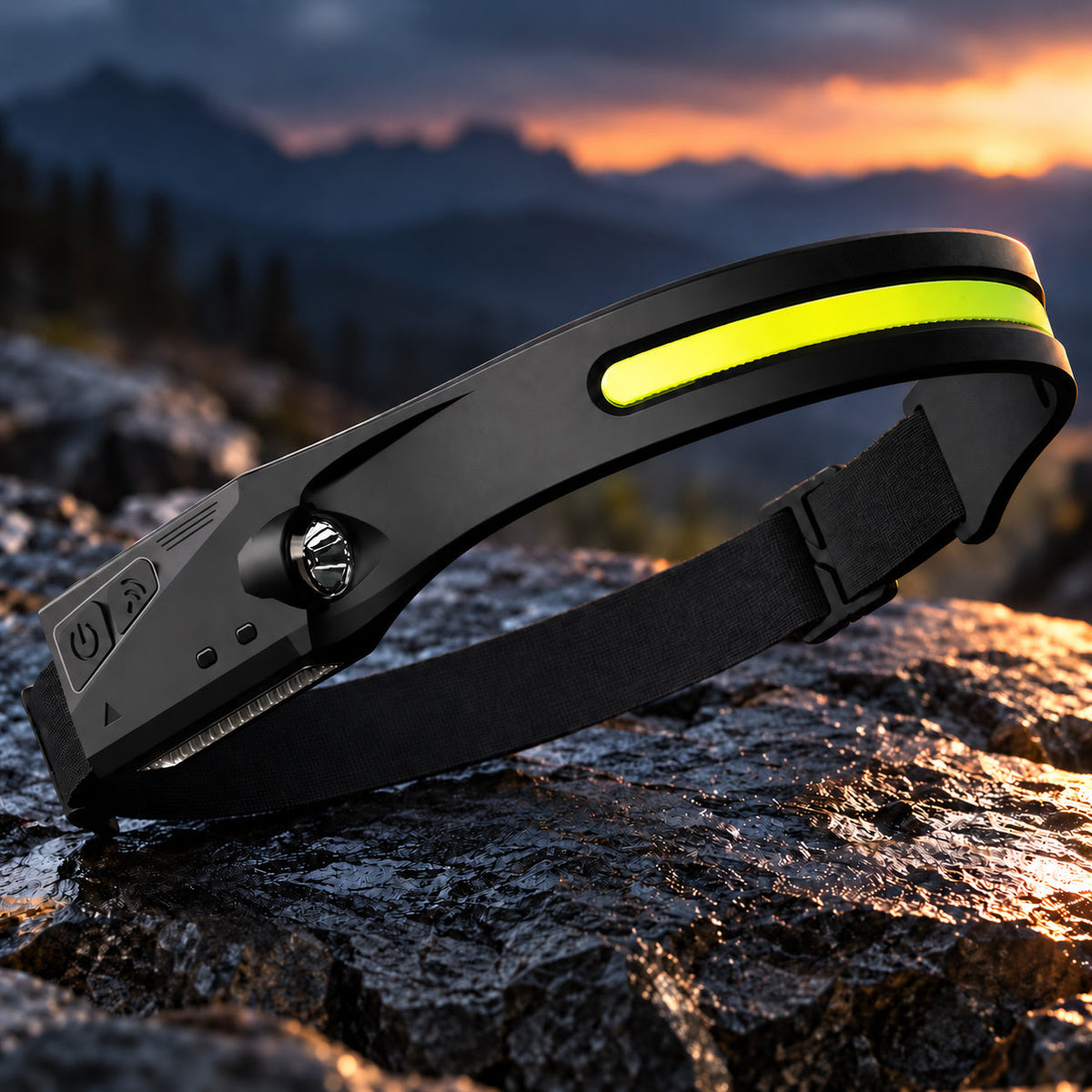 Led headlamp rechargeable 230° Wide Beam Motion Sensor Head Light for Adults