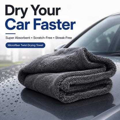 💧 Super Absorbent Microfiber Car Drying Towel – Streak-Free & Scratch-Free