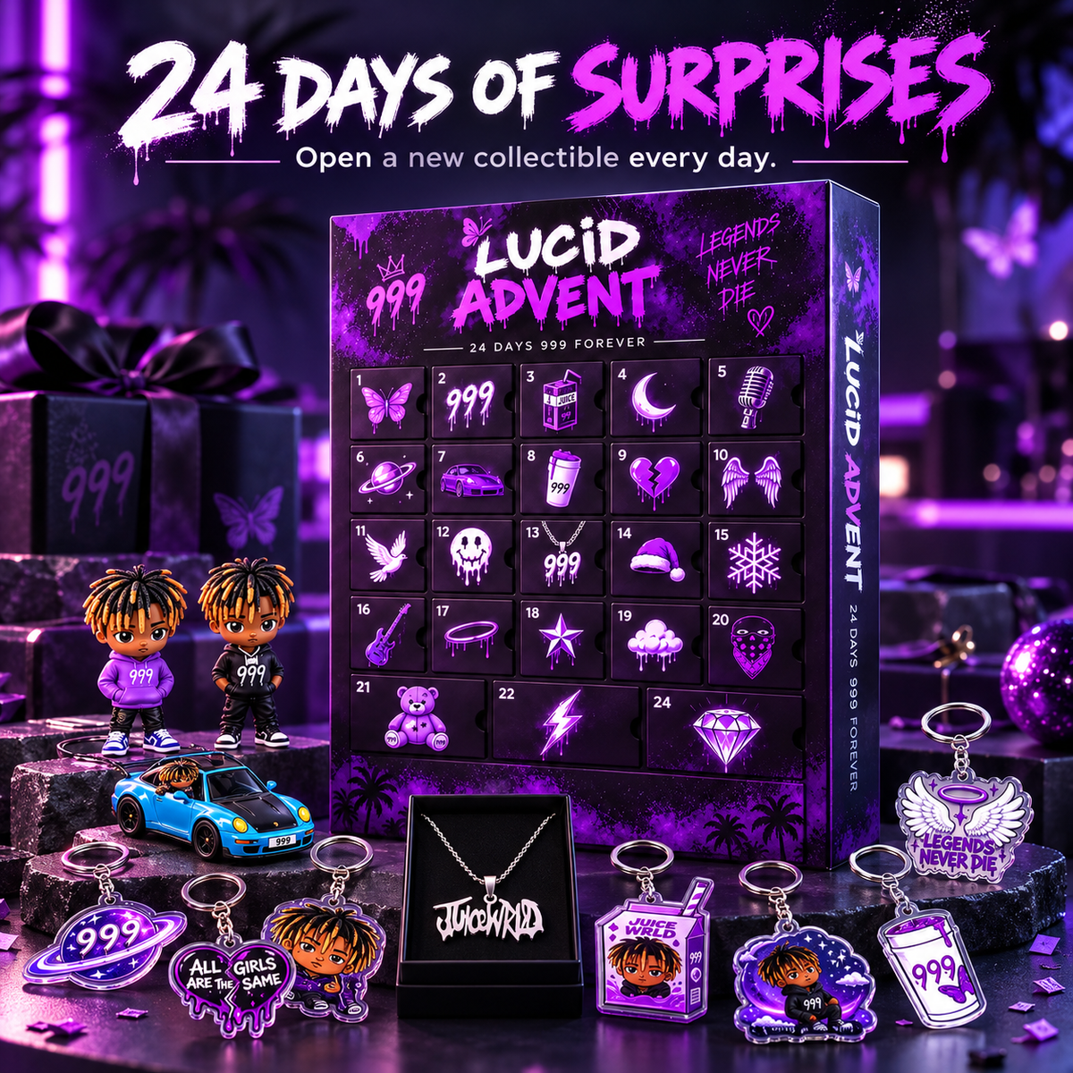 🧸Lucid Advent 24-Day Collectible Calendar