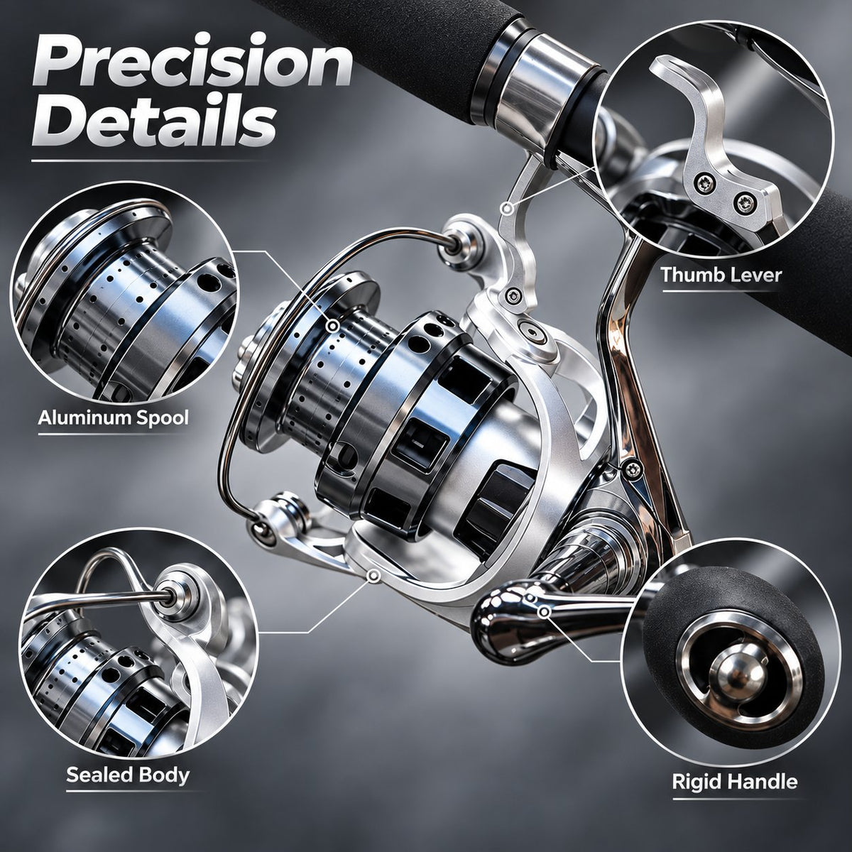 🎣 Single-Hand Jigging Reel