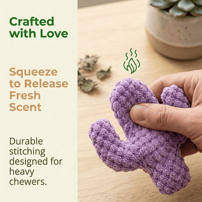 🎁Last Day Promotion 49% OFF🔥Handmade Soft Cactus Kitten Chew Toys with Natural Catnip