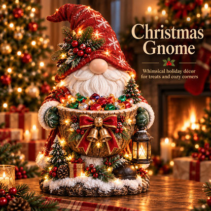 🎄 Lighted Christmas Candy Bowl – 5 Festive Character Styles