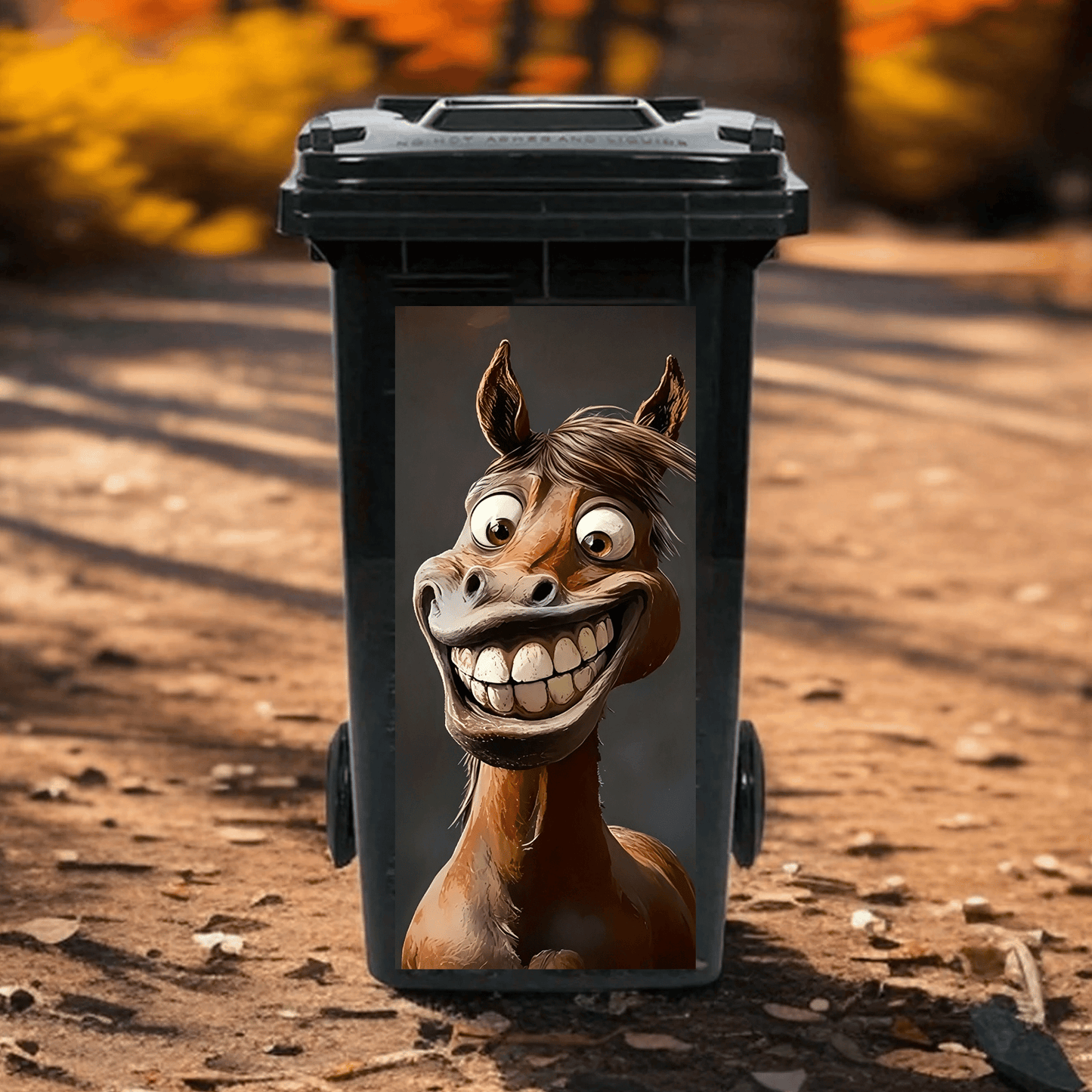 ✨Boring Trash Can? Fixed In Seconds! Creative Trash Can Sticker with Colourful Cartoon