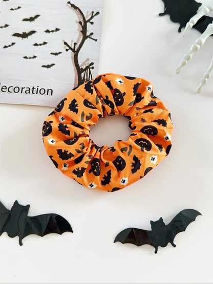 6-Piece Halloween Scrunchies Set – Spooky & Cute