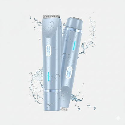 2-in-1 Painless Bikini Trimmer & Precision Shaver for Women