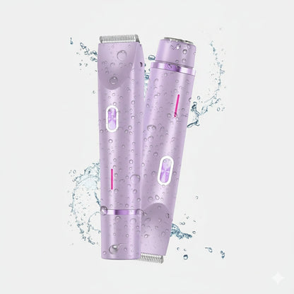 2-in-1 Painless Bikini Trimmer & Precision Shaver for Women