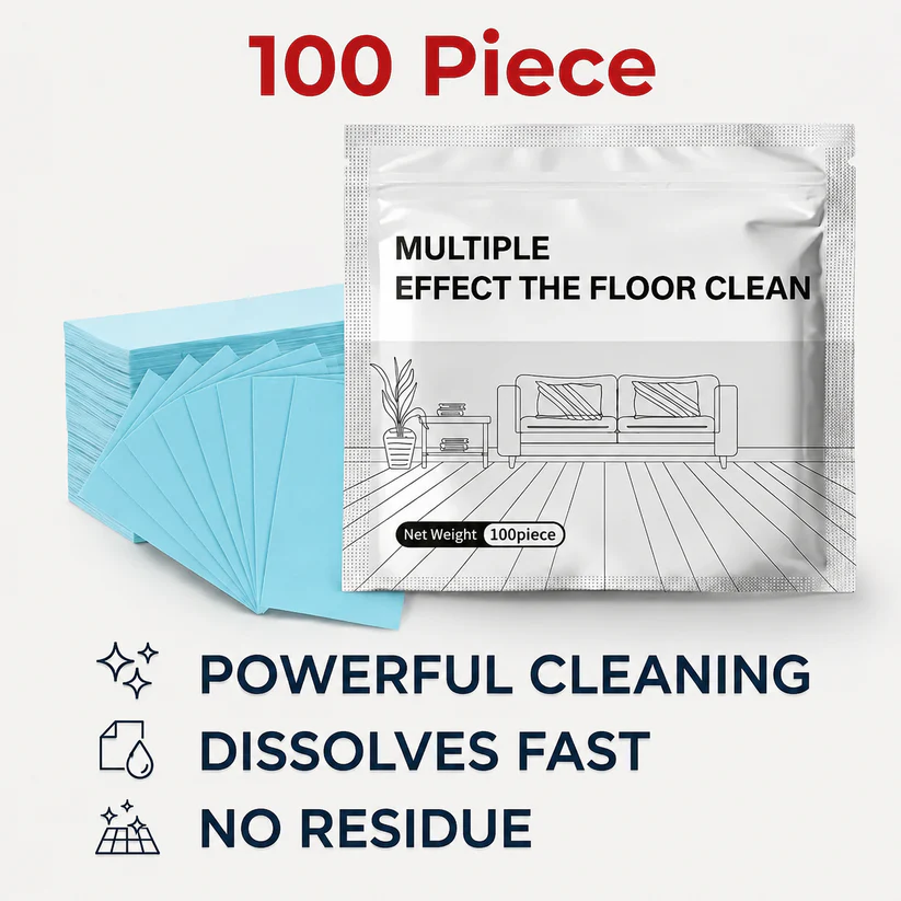 🔥Multi-Surface Floor Cleaning Tablets – Antibacterial Deodorizing Cleaner for Hardwood, Tile, Laminate & RV Walls