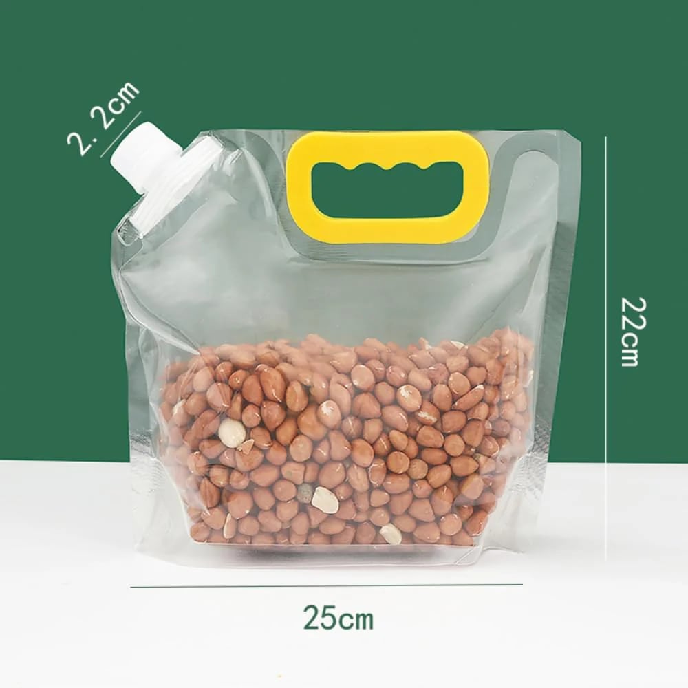 🌾Reusable Airtight Grain Storage Bags | Keep Your Food Fresh & Pantry Neat🔒