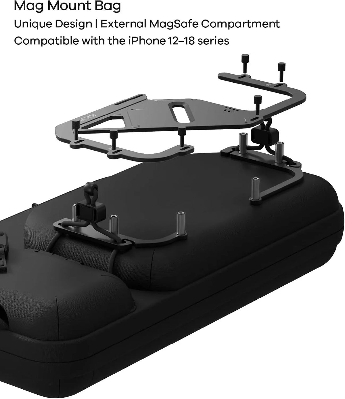 AULUMU B01 Urban Transit Sling Bag – Expandable Storage with Magnetic Phone Mount