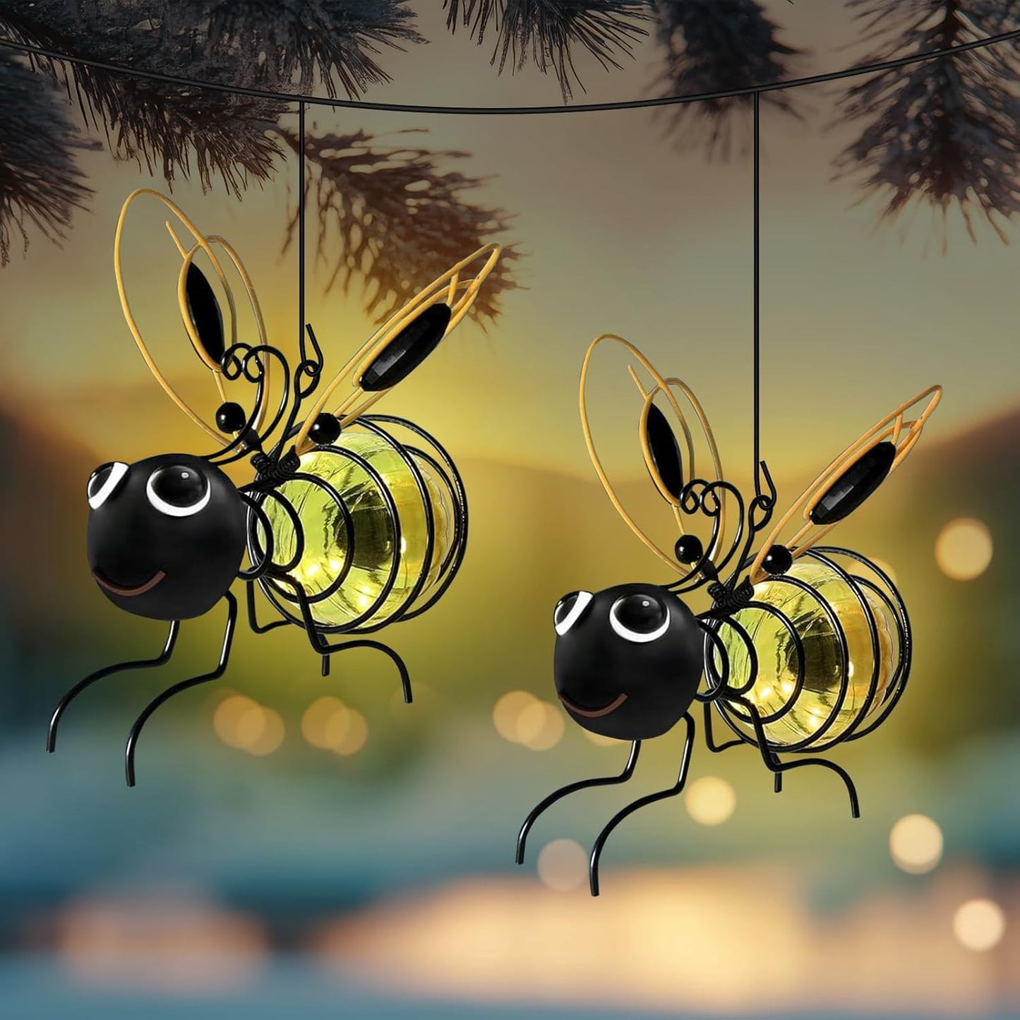 🐝Solar Bee Garden Lights – Hanging Waterproof Outdoor LED Garden Decor