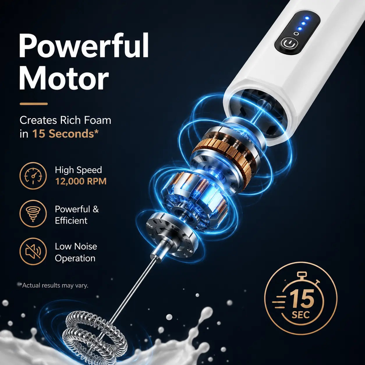 ⚡️Electric Milk Frother Handheld