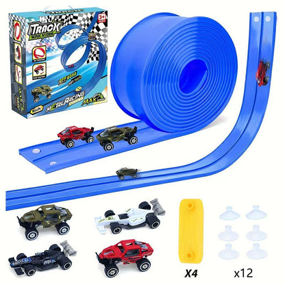 Kids' Flexible Suction Cup Race Track Set