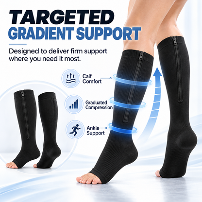 😂 Limited Time: 20% OFF –🏃‍♂️ Sports Zipper Socks – Comfort, Support & Easy On/Off