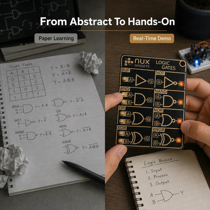 🧠 Interactive Logic Gate Circuit Board — Learn Digital Electronics Through Hands-On Experiments ⚡