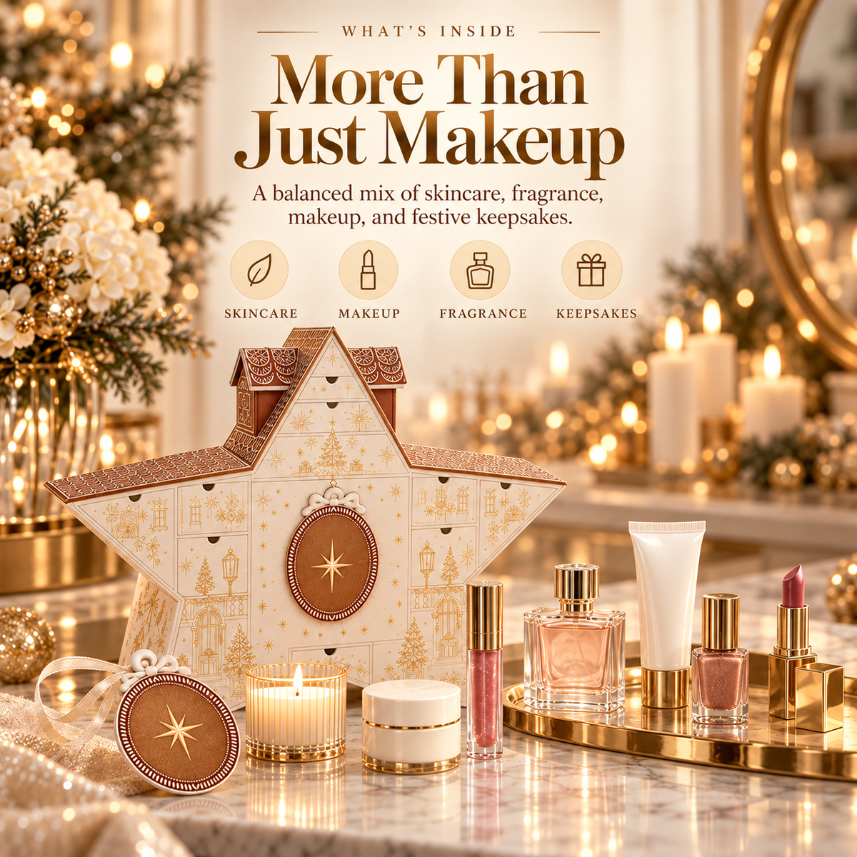 💄Starry Beauty Advent Calendar – 24 Days of Beauty Surprises & Holiday Gift Set