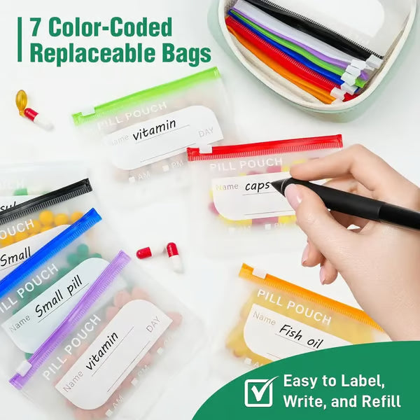 A8 Waterproof Pill Pouch Set