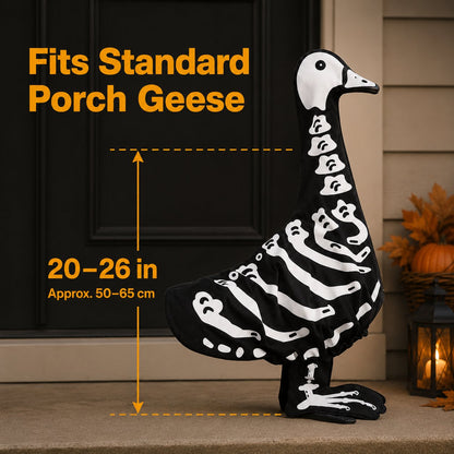 Halloween Goose Skeleton Costume for Porch