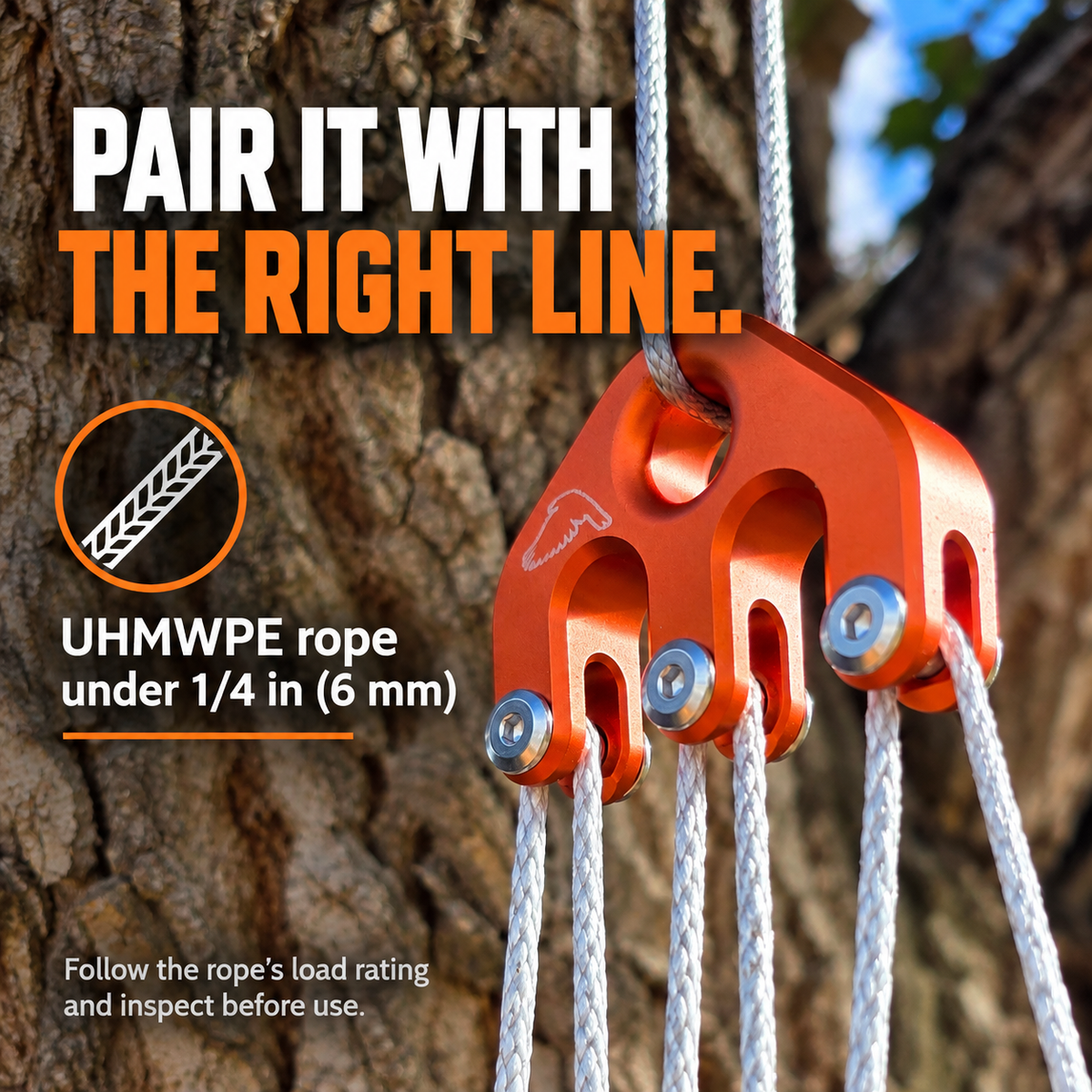 🏕️🪢 Game & Gear Hoist HD – Heavy-Duty Block & Tackle Lifting System | 6061-T6 Aluminum, Compact Outdoor Rope Hoist & Pulley Kit 🔩🌲
