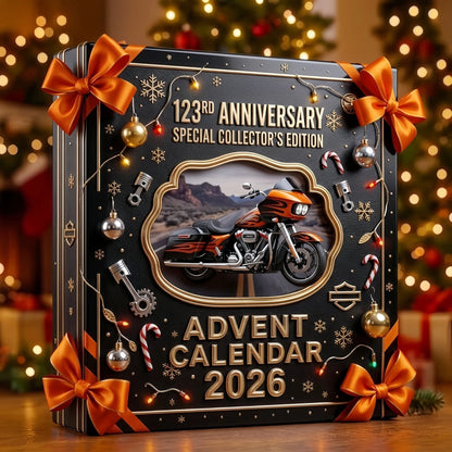 🏍️ 2026 Motorcycle-Themed Advent Calendar – 2D Art