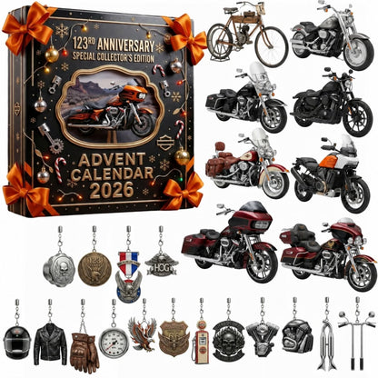 🏍️ 2026 Motorcycle-Themed Advent Calendar – 2D Art