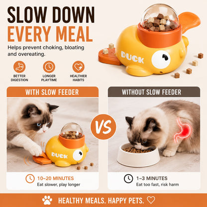 Interactive Treat Dispenser Toy – Slow Feeder Puzzle for Cats & Dogs