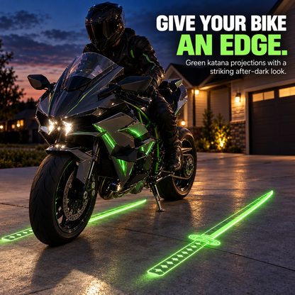🏍️ Angel Wing Motorcycle LED Projector Lights (1 Pair)
