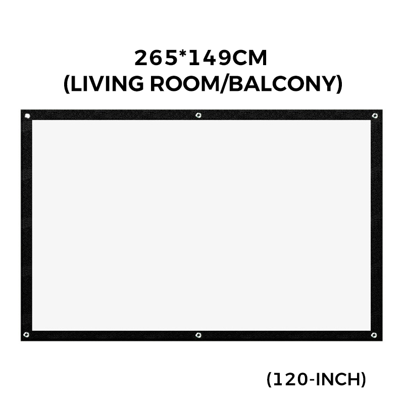 📺 50% DI SCONTO ORA! ✨ Schermo di proiezione ad alta definizione – diagonale da 120 pollici con superficie bianca opaca per un'esperienza home cinema cristallina 🎬🌟