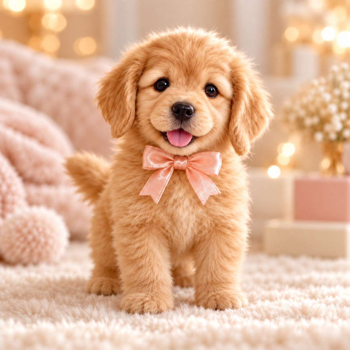 🎁Realistic Robotic Golden Retriever Puppy ✨ The Cutest Christmas Surprise