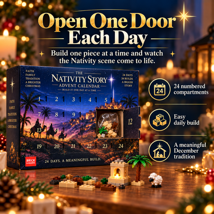 ✝️ 24-Day Nativity Building Advent Calendar