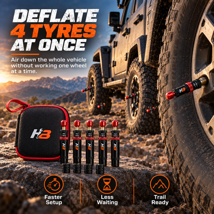 Automatic Tyre Deflator Set