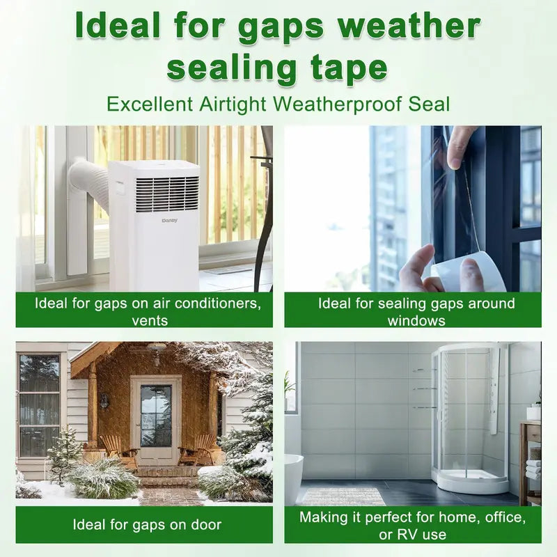 ❄️💨Clear Window Sealing Tape – Waterproof, Draftproof & Easy to Remove