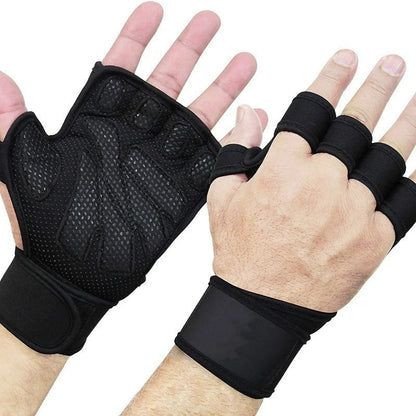 🎖️Weight Lifting Gloves with Built-in Wrist Support & Full Palm Protection
