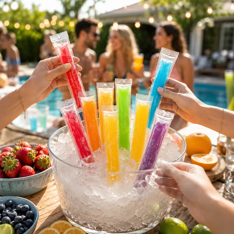 🍧 DIY Ice Pop Bags | Leak-Proof Frozen Treat Maker