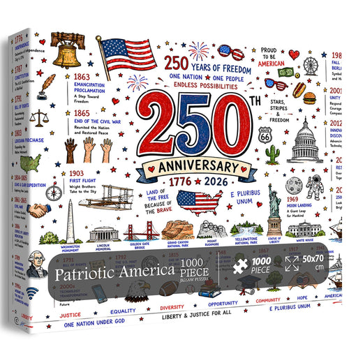 Patriotic America Jigsaw Puzzle 1000 Pieces