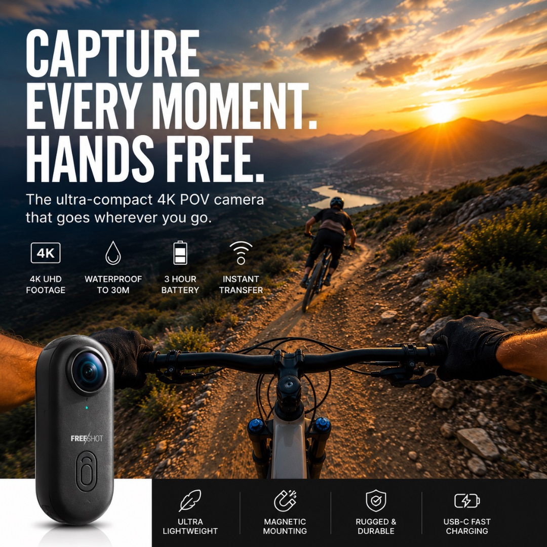 ShotFree - 4K Wearable Camera
