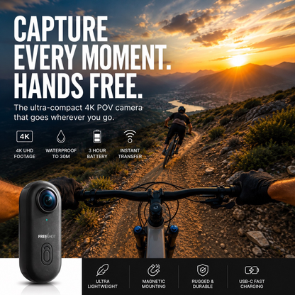 ShotFree - 4K Wearable Camera