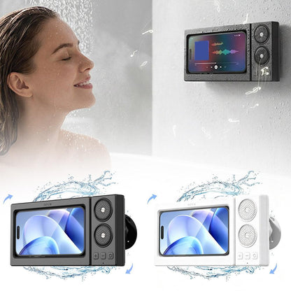 🎖️Waterproof Touch Screen Phone Bluetooth Speaker For Bathroom