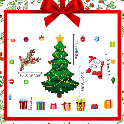 🎄 3D Christmas Magnetic Stickers – Cute Holiday Decor for Fridges & Metal Surfaces