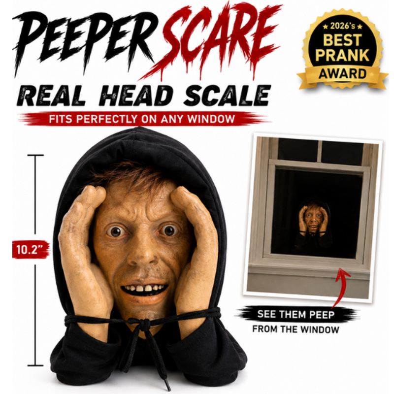 👀 Creepy Window Prank Prop