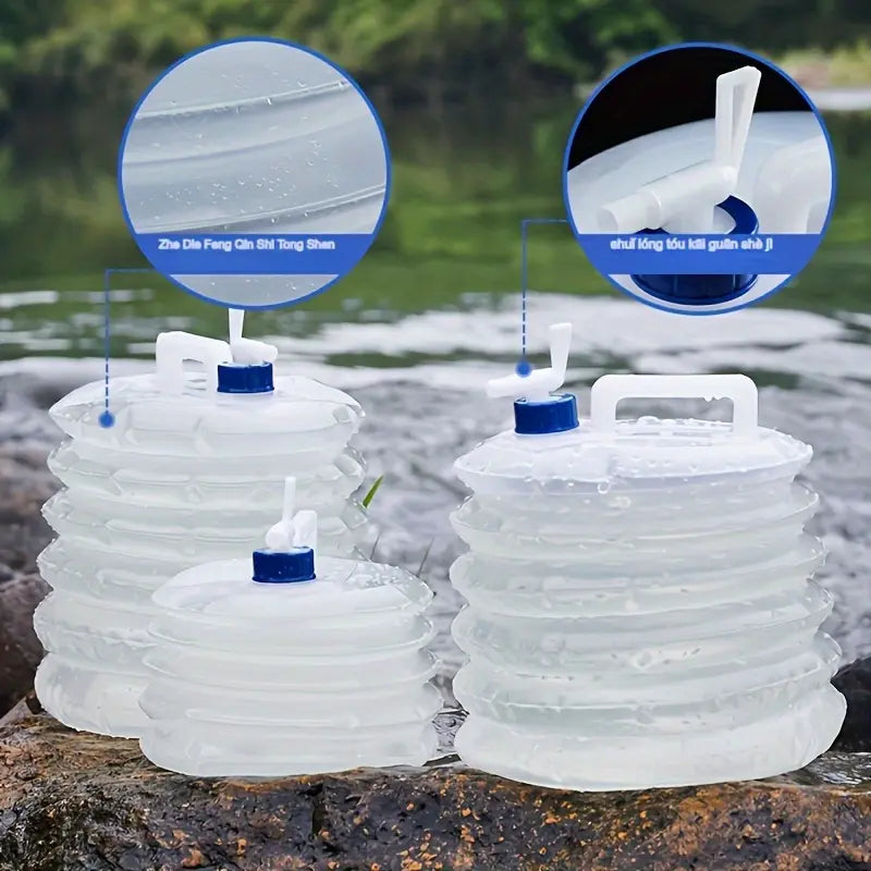 Collapsible Water Container Set – 5L + 10L with Spout