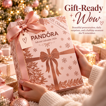 🎁25-Day Jewelry Advent Calendar – Charm & Ring Holiday Surprise Gift Box