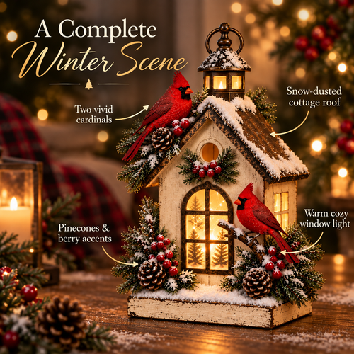 A Little Winter Home for Cardinal Lovers