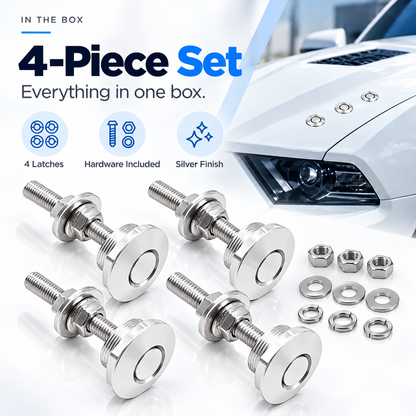 🔩🔥4-Pack Aluminum Quick Release Panel Latches – 1.25" Push-Button Fasteners