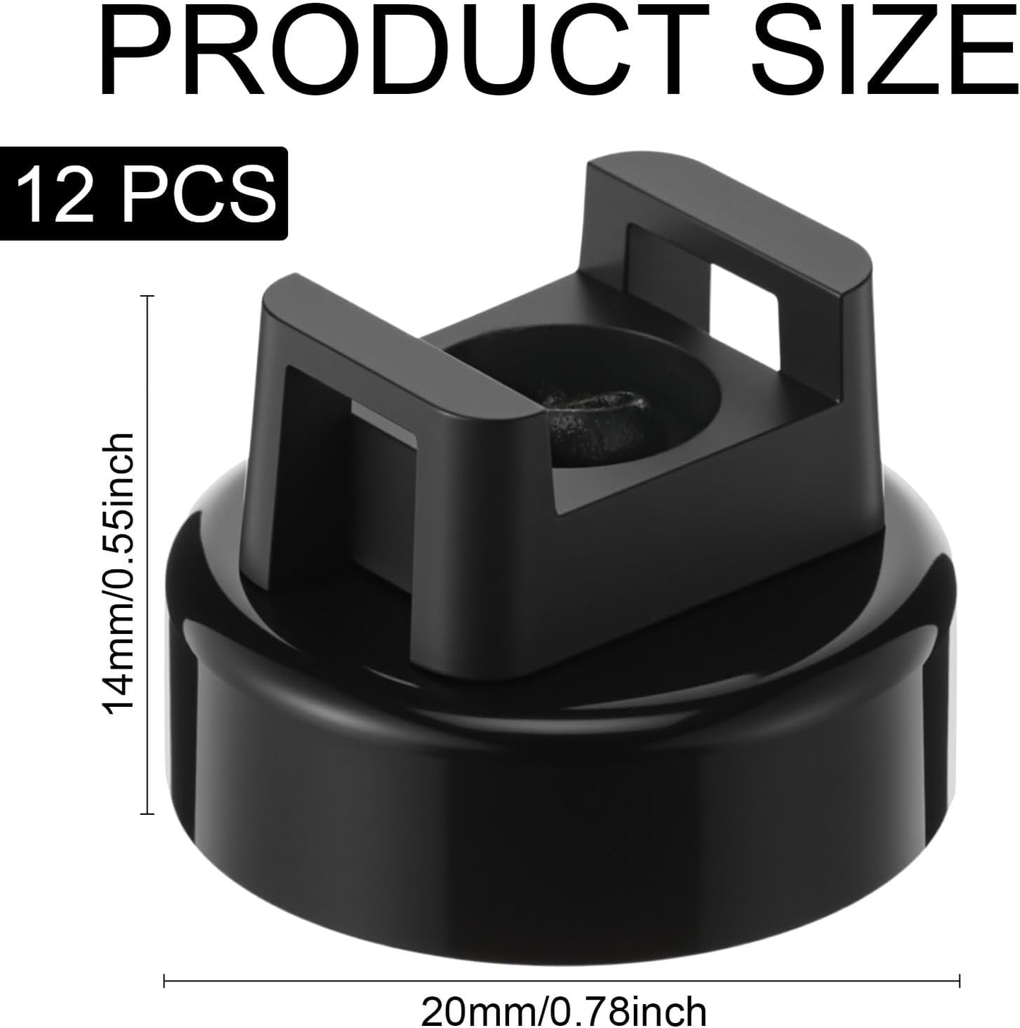 🔥HOT SALE🔥🧲 12 Pack Heavy Duty Magnetic Zip Tie Mounts for Cable Management