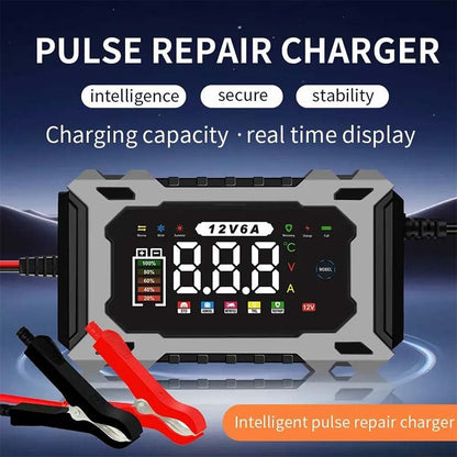 🚗12V/24V Smart Battery Charger, Maintainer & Trickle Charger🔋