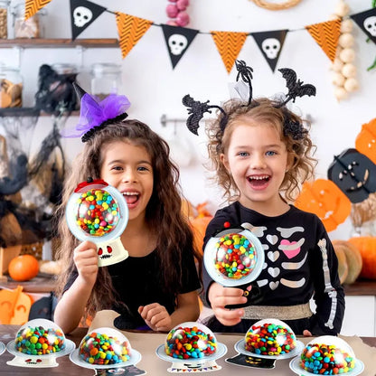 🔥LAST DAY 50% OFF - 🎃🍬30 PCS Halloween Candy Card Kit with Clear Candy Holders & Adhesive Stickers – DIY Trick or Treat Party Favors